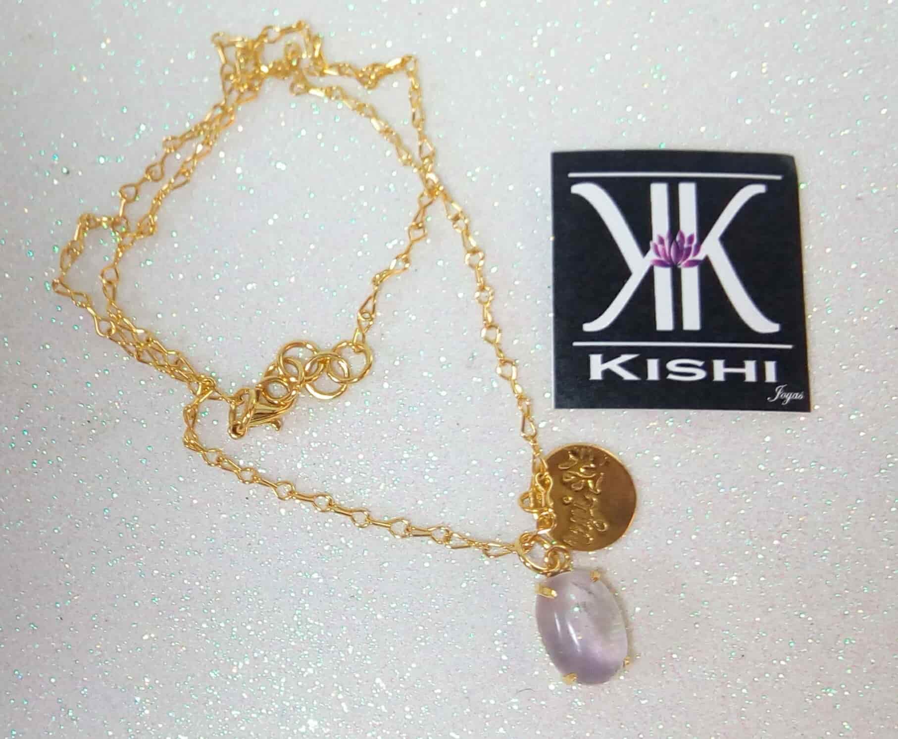 Amethyst quartz fine chain